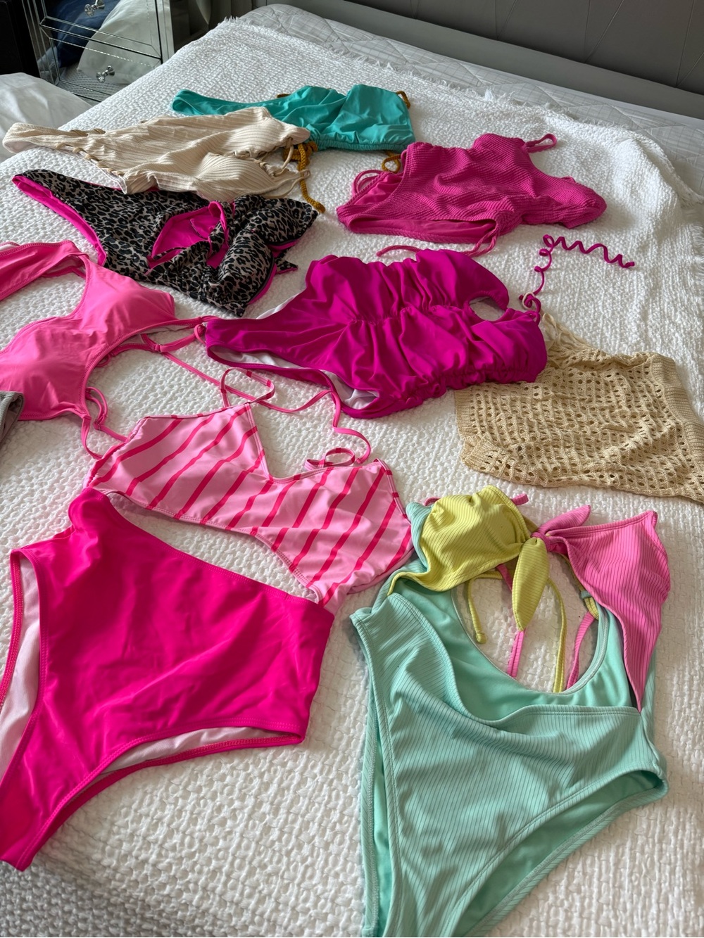 10 Piece Women’s One Piece Swimsuit bundle